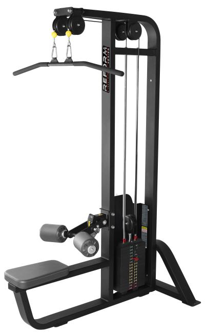 Lat Pulley With Rowing